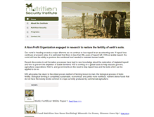 Tablet Screenshot of nutritionsecurity.org